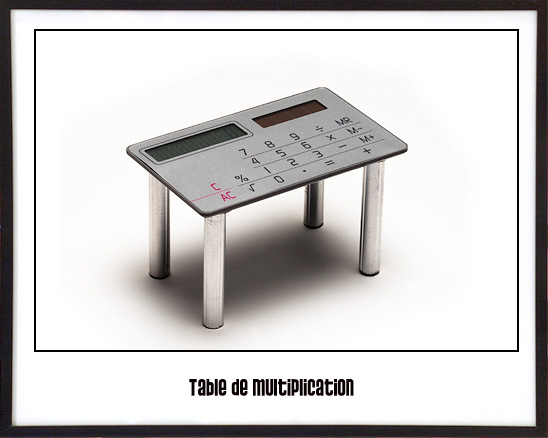 Table de multiplication