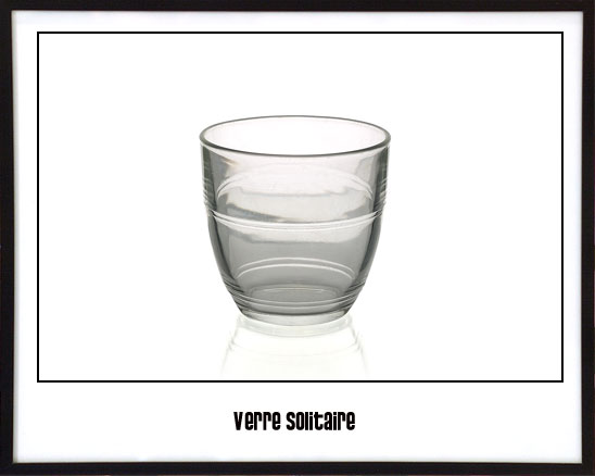 Verre solitaire