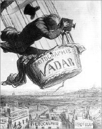 Caricature de Nadar par Daumier