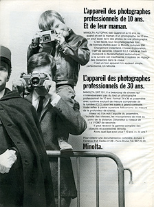 annonce presse minolta srt 101 avril 1969