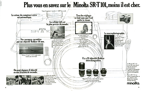 double page dans photo minolta srt 101