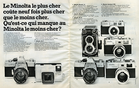 double page minolta dans photo décembre 1968