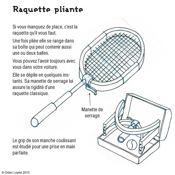 raquette pliante