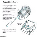 Raquette pliante