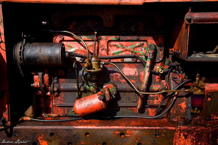 Ancien tracteur agricole