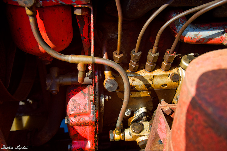 Ancien tracteur agricole