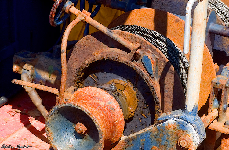 Ancien tracteur agricole